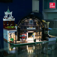 Thumbnail for Building Blocks Expert Creator Train Station Meeting Point Bricks Toy EU Construction Set Toys - 8