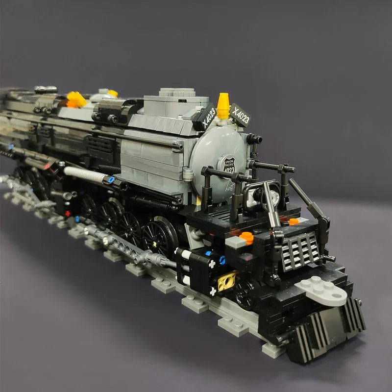 Building Blocks Expert MOC Bigboy Steam Locomotive Train Bricks Toy 59005 - 6