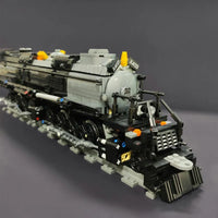 Thumbnail for Building Blocks Expert MOC Bigboy Steam Locomotive Train Bricks Toy 59005 - 6