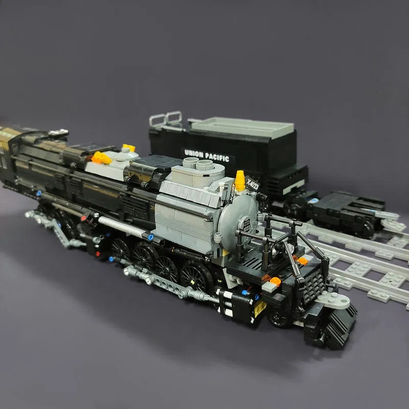 Building Blocks Expert MOC Bigboy Steam Locomotive Train Bricks Toy 59005 - 4