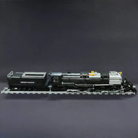 Thumbnail for Building Blocks Expert MOC Bigboy Steam Locomotive Train Bricks Toy 59005 - 9