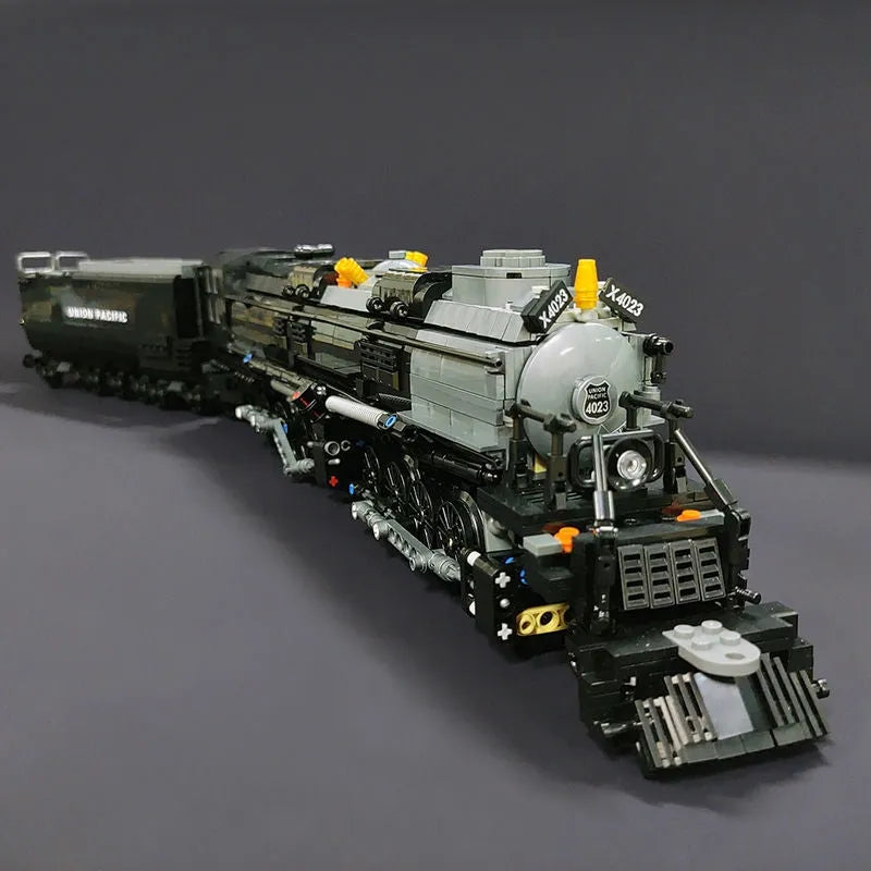 Building Blocks Expert MOC Bigboy Steam Locomotive Train Bricks Toy 59005 - 8