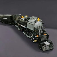 Thumbnail for Building Blocks Expert MOC Bigboy Steam Locomotive Train Bricks Toy 59005 - 7