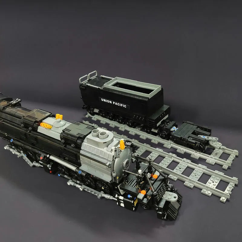 Building Blocks Expert MOC Bigboy Steam Locomotive Train Bricks Toy 59005 - 10