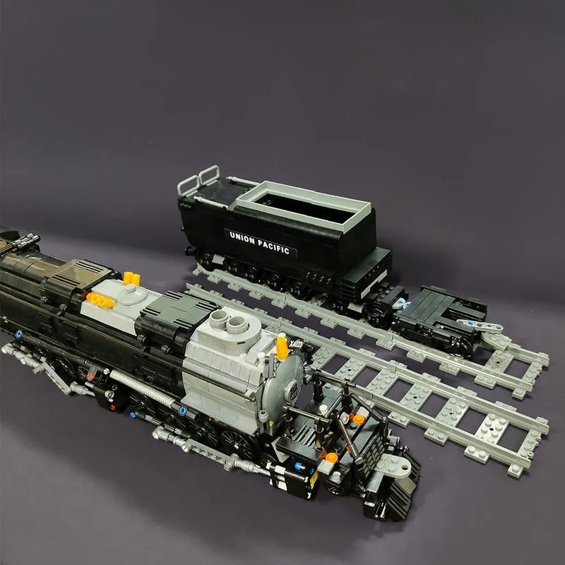 Building Blocks Expert MOC Bigboy Steam Locomotive Train Bricks Toy 59005 - 11