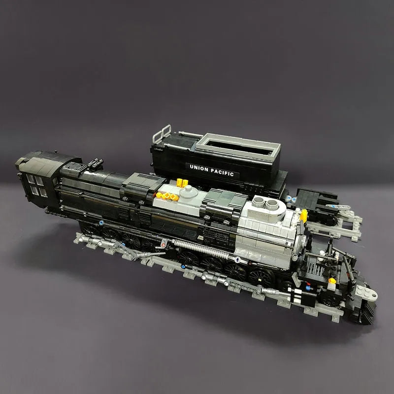 Building Blocks Expert MOC Bigboy Steam Locomotive Train Bricks Toy 59005 - 5