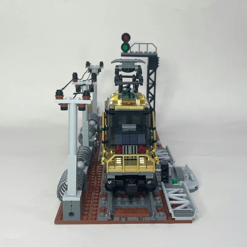 Building Blocks Expert MOC Crocodile Locomotive Train Bricks Toys 59007 - 6
