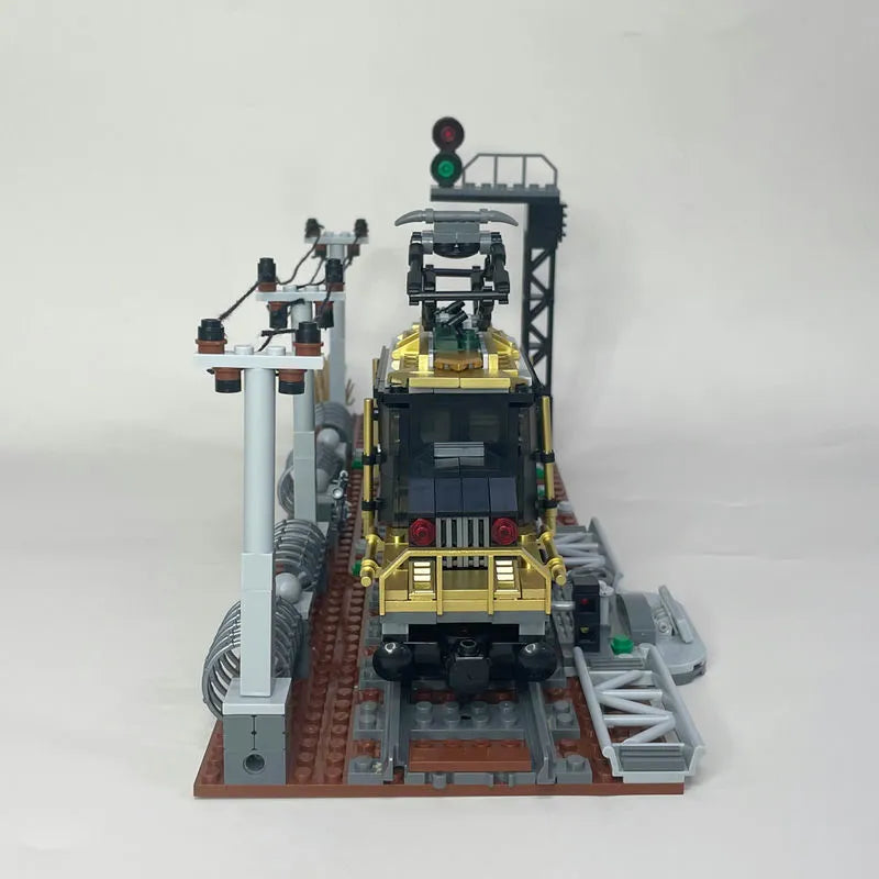 Building Blocks Expert MOC Crocodile Locomotive Train Bricks Toys 59007 Construction Set Toys - 6