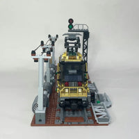 Thumbnail for Building Blocks Expert MOC Crocodile Locomotive Train Bricks Toys 59007 - 6