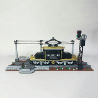 Thumbnail for Building Blocks Expert MOC Crocodile Locomotive Train Bricks Toys 59007 - 3