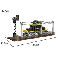 Thumbnail for Building Blocks Expert MOC Crocodile Locomotive Train Bricks Toys 59007 - 1