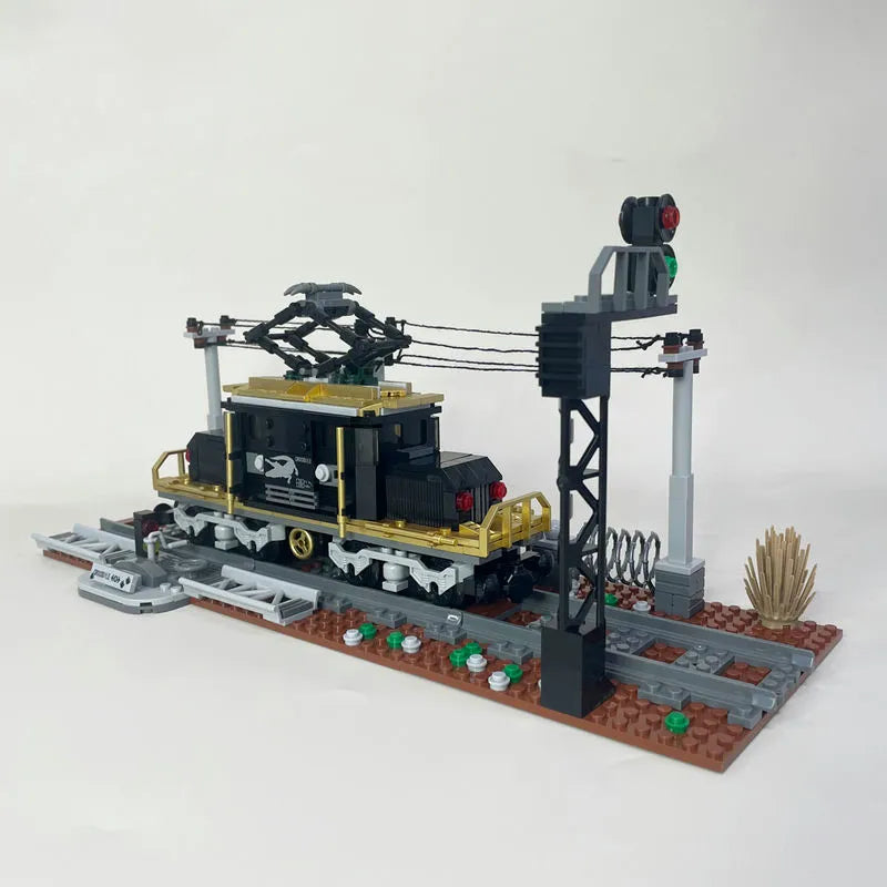 Building Blocks Expert MOC Crocodile Locomotive Train Bricks Toys 59007 Construction Set Toys - 5