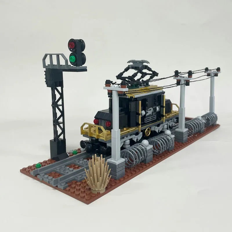 Building Blocks Expert MOC Crocodile Locomotive Train Bricks Toys 59007 - 2