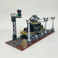 Thumbnail for Building Blocks Expert MOC Crocodile Locomotive Train Bricks Toys 59007 Construction Set Toys - 2