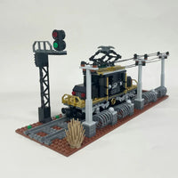 Thumbnail for Building Blocks Expert MOC Crocodile Locomotive Train Bricks Toys 59007 - 2
