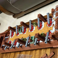 Thumbnail for Building Blocks Expert MOC Movie Flying Dutchman Pirate Ship Bricks Toys - 10