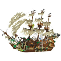 Thumbnail for Building Blocks Expert MOC Movie Flying Dutchman Pirate Ship Bricks Toys - 1