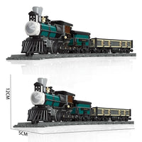 Thumbnail for Building Blocks Expert MOC TH - 10 Steam Locomotive Train Bricks Toy 59001 - 6