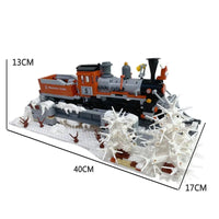 Thumbnail for Building Blocks Expert MOC West Train Railway Locomotive Bricks Toy 59009 - 1