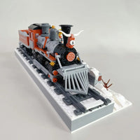 Thumbnail for Building Blocks Expert MOC West Train Railway Locomotive Bricks Toy 59009 - 9