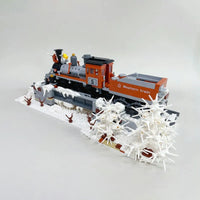 Thumbnail for Building Blocks Expert MOC West Train Railway Locomotive Bricks Toy 59009 - 4