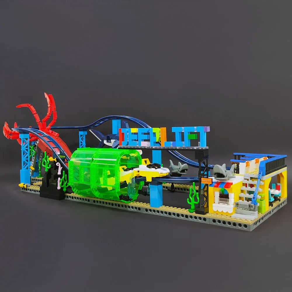 Building Blocks Idea MOC Underwater Amusement Park Bricks Toys 37400 - 2