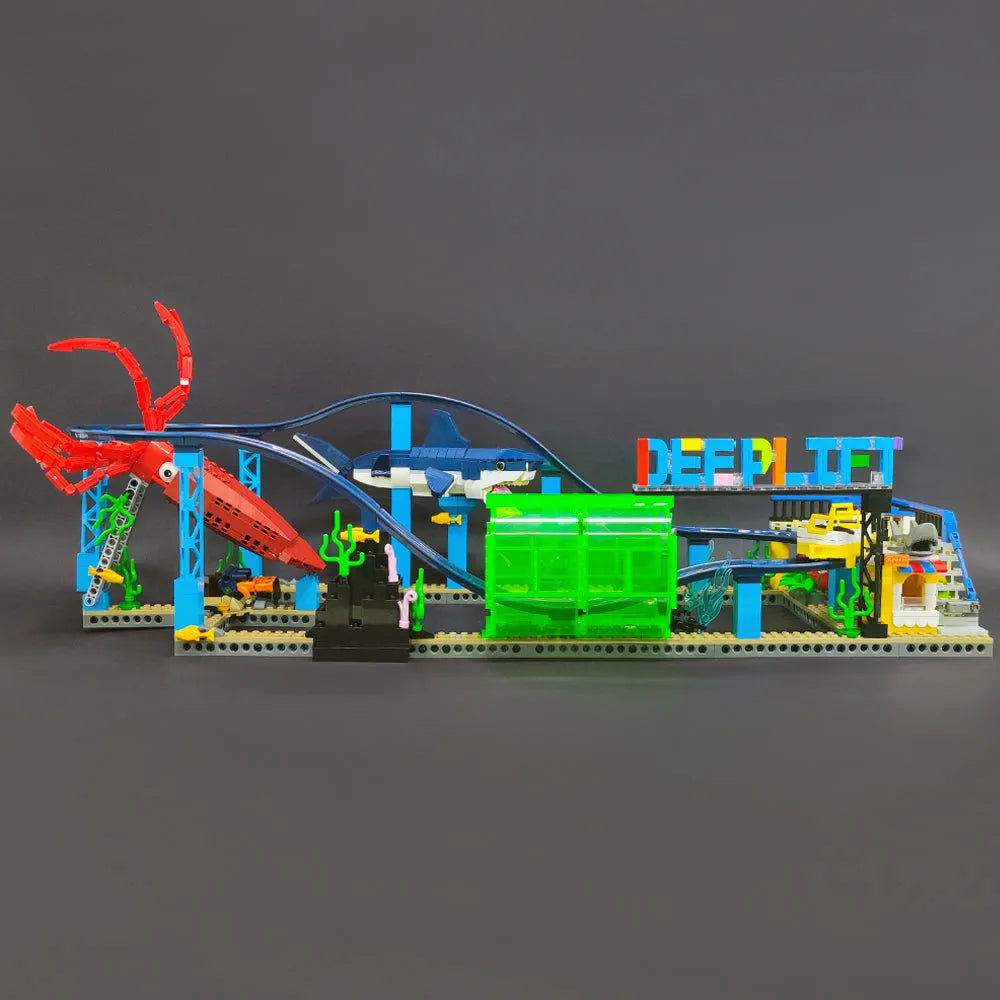 Building Blocks Idea MOC Underwater Amusement Park Bricks Toys 37400 Construction Set Toys - 3