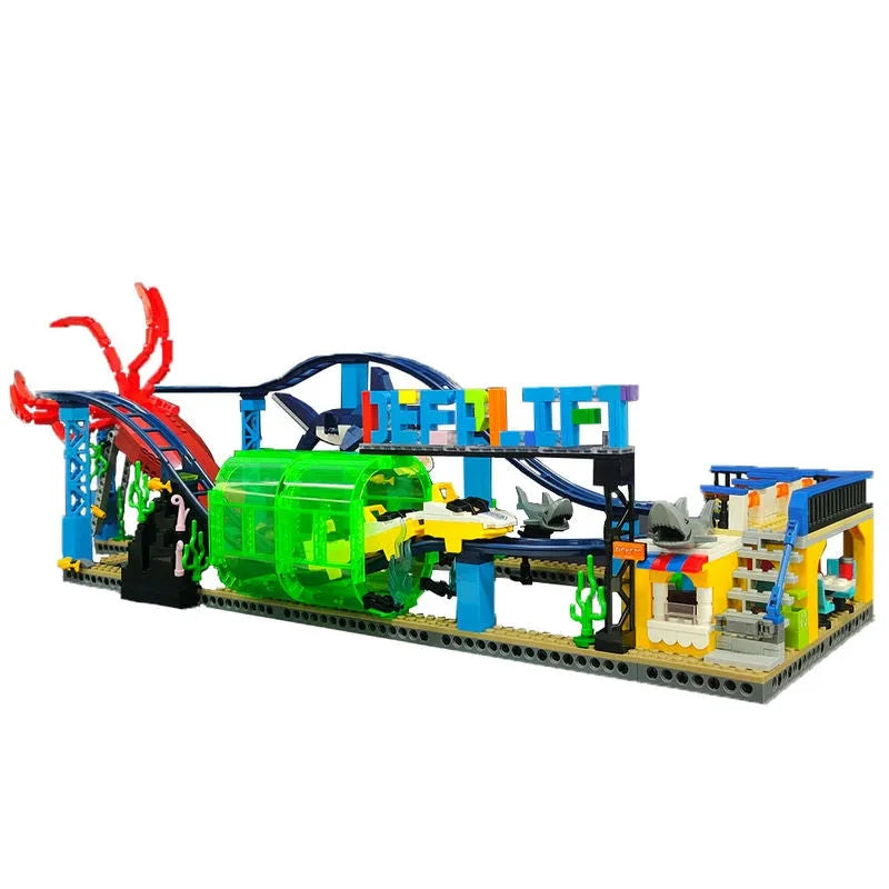 Building Blocks Idea MOC Underwater Amusement Park Bricks Toys 37400 - 1