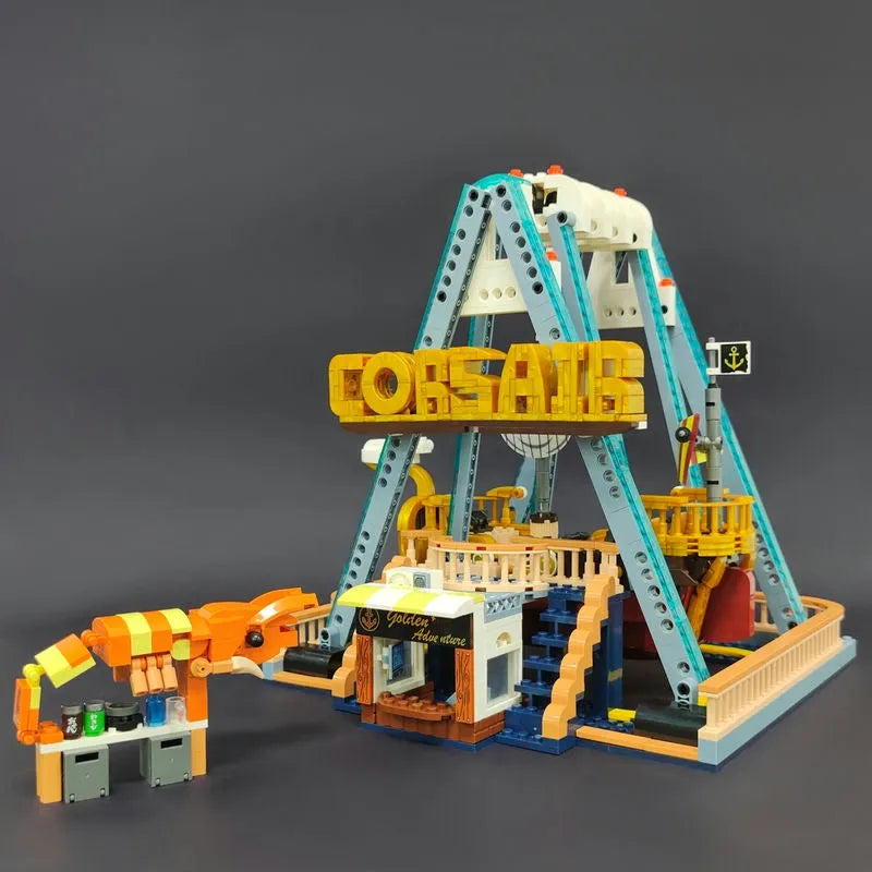 Building Blocks Idea MOC Underwater Corsair Ship Bricks Toys 37401 - 3