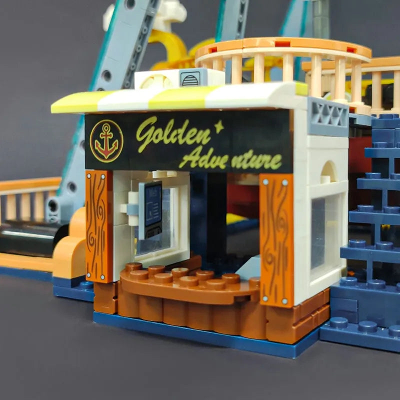 Building Blocks Idea MOC Underwater Corsair Ship Bricks Toys 37401 - 4