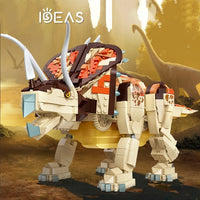 Thumbnail for Building Blocks Mechanical MOC Triceratops Dinosaur World Bricks Toy - 2