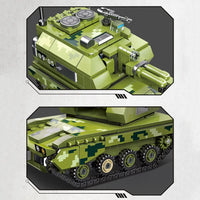 Thumbnail for Building Blocks Military Type 05 Self-Propelled Howitzer Tank Bricks Toy Construction Set Toys - 4