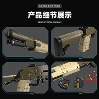 Thumbnail for Building Blocks Military Weapon MOC STF12 Shotgun Gun Bricks Toy - 4