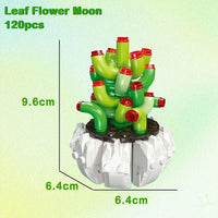 Thumbnail for Building Blocks MIX Succulent Potted Plants Bricks MOC Kids Toys 92314 - 7