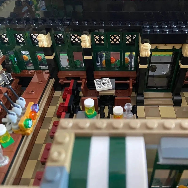 Building Blocks MOC 89107 Expert Lions Pub Club House Bricks Toys Construction Set Toys - 22
