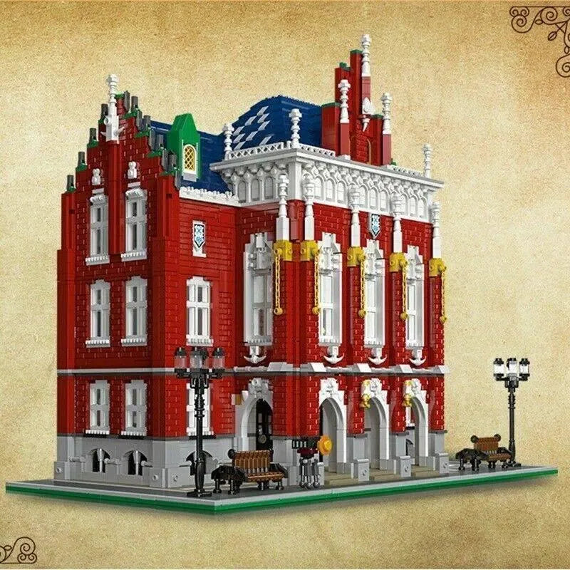 Building Blocks MOC 89123 Creator Expert City University Bricks Toys - 2