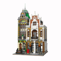 Thumbnail for Building Blocks MOC 89126 Creator Expert City Post Office Bricks Toy - 9