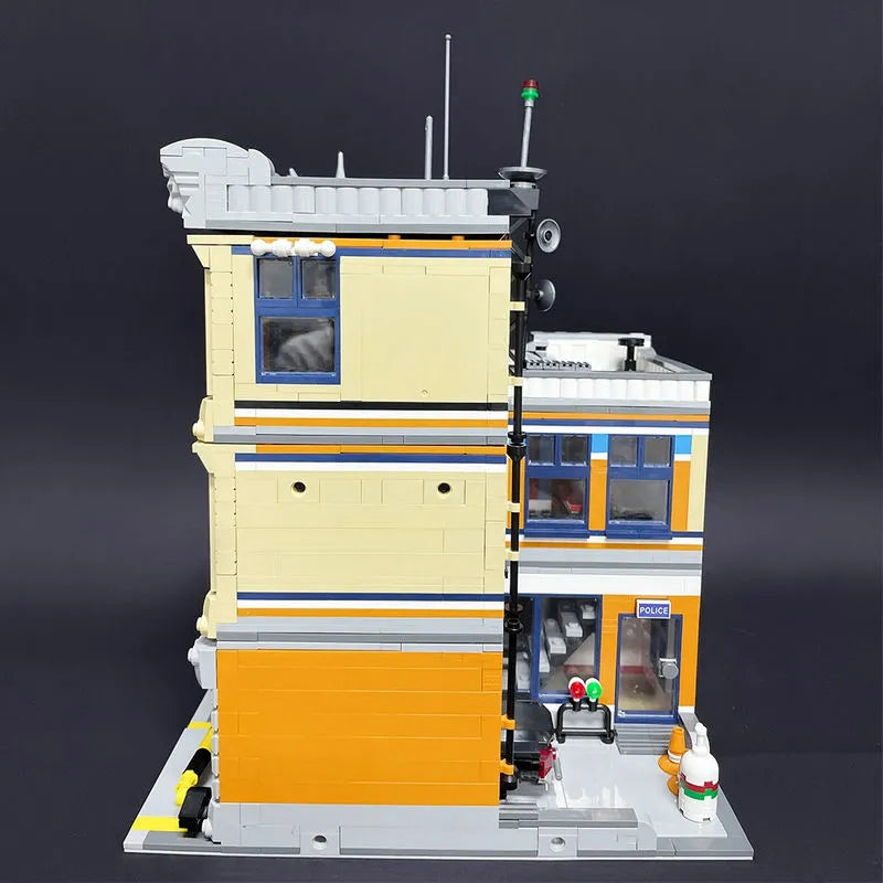 Building Blocks MOC 89134 Creator Expert City Police Station Bricks Toy - 8