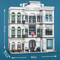 Thumbnail for Building Blocks MOC 89135 Expert Creator City Hospital Bricks Toys - 3