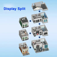 Thumbnail for Building Blocks MOC 89135 Expert Creator City Hospital Bricks Toys Construction Set Toys - 4
