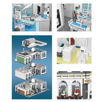 Thumbnail for Building Blocks MOC 89135 Expert Creator City Hospital Bricks Toys Construction Set Toys - 5