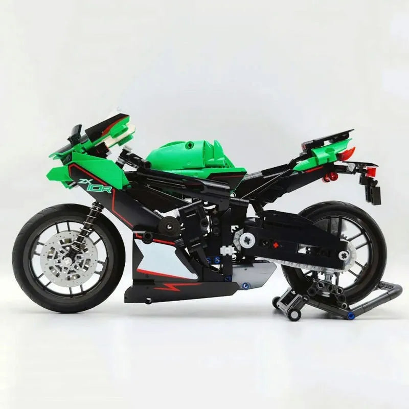 Building Blocks MOC 91023 Kawasaki NINJA ZX - 10R Motorcycle Bricks Toy - 4