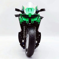 Thumbnail for Building Blocks MOC 91023 Kawasaki NINJA ZX - 10R Motorcycle Bricks Toy - 5