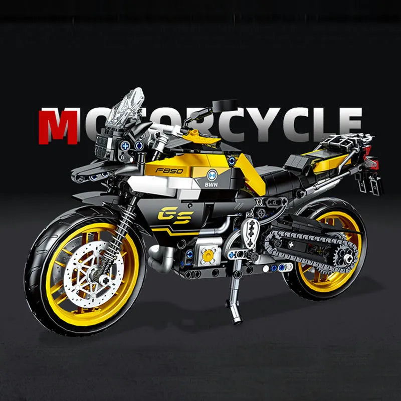 Building Blocks MOC 91025 BMW F850 GS Bike Motorcycle Bricks Toys - 3