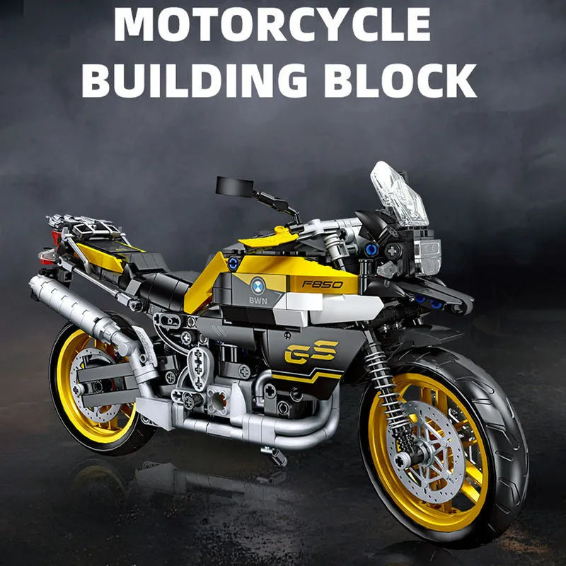 Building Blocks MOC 91025 BMW F850 GS Bike Motorcycle Bricks Toys Construction Set Toys - 2