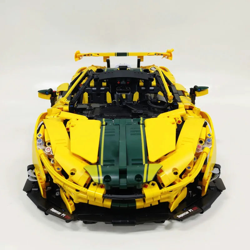 Building Blocks MOC 91101 Super Racing McLaren P1 Sports Car Bricks Toys - 8