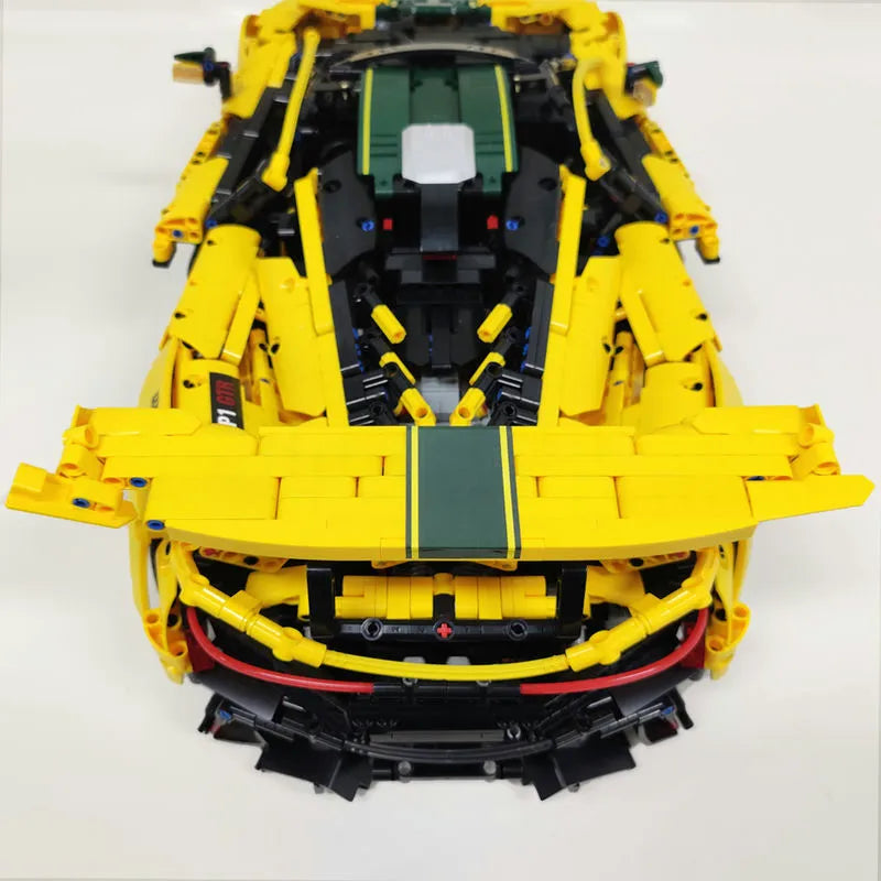 Building Blocks MOC 91101 Super Racing McLaren P1 Sports Car Bricks Toys - 25