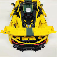Thumbnail for Building Blocks MOC 91101 Super Racing McLaren P1 Sports Car Bricks Toys - 25