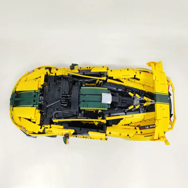 Building Blocks MOC 91101 Super Racing McLaren P1 Sports Car Bricks Toys - 13