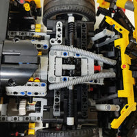 Thumbnail for Building Blocks MOC 91101 Super Racing McLaren P1 Sports Car Bricks Toys - 17